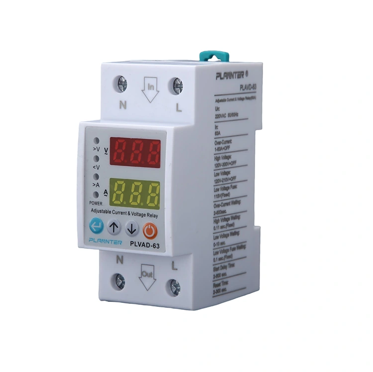 O que é um protetor de corrente de tensão ajustável 63A?