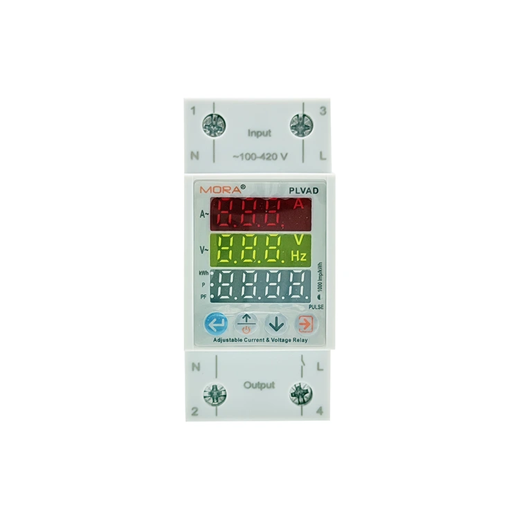 Protetor de Tensão Digital 2P Tipo C com Display Triplo