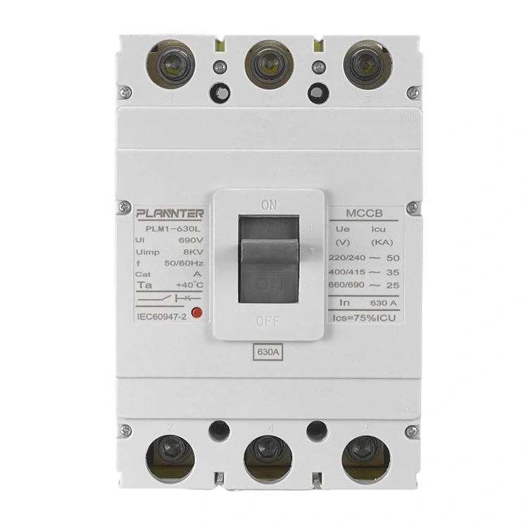 Disjuntor de caixa moldada CA industrial